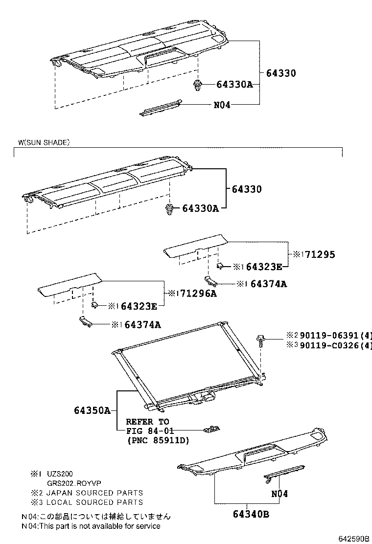Package Tray Panel & Luggage Compartment Mat