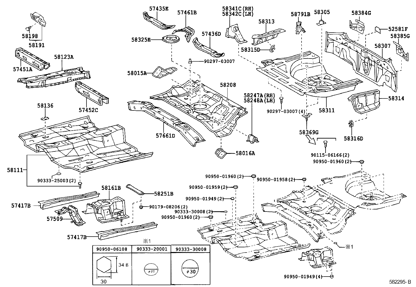Floor Pan & Lower Back Panel