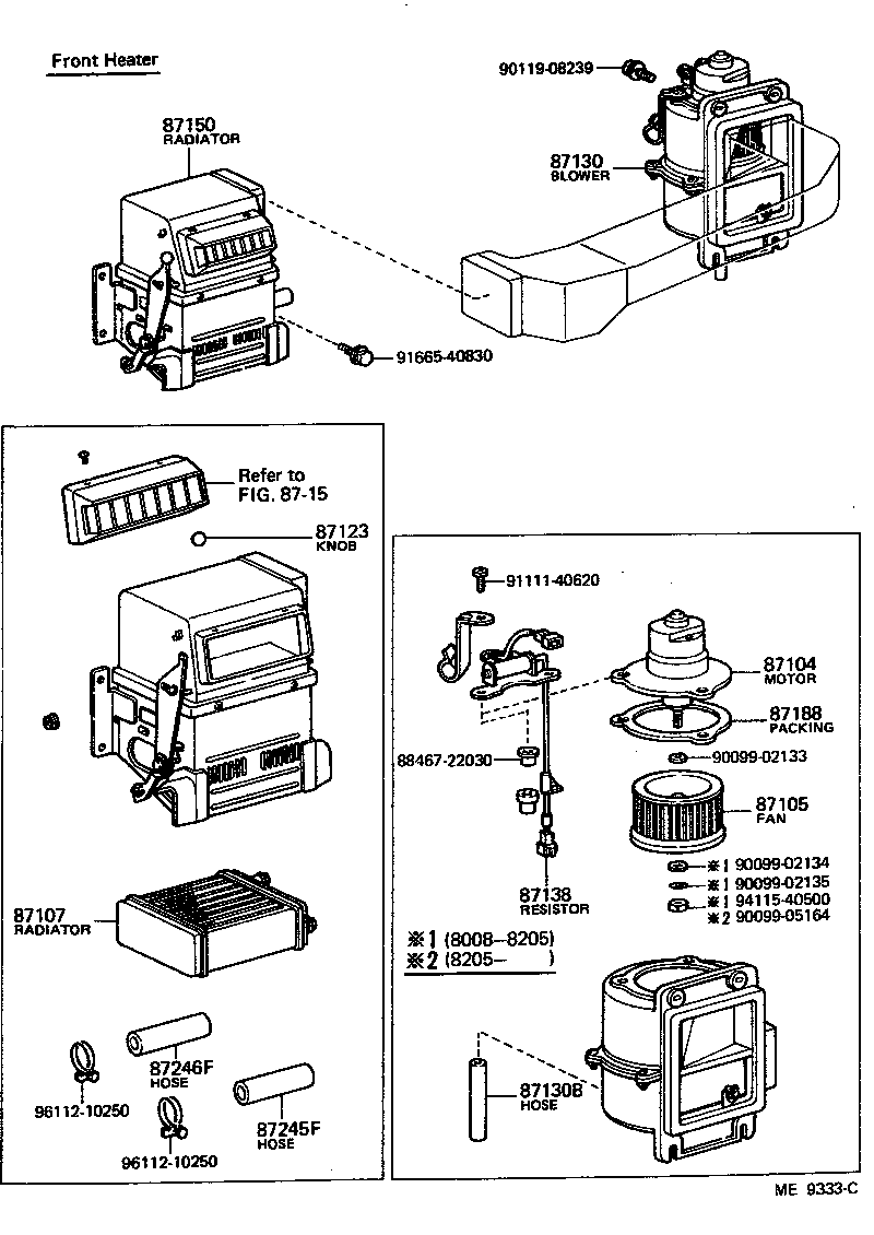 Heating Air Conditioning Heater Unit Blower