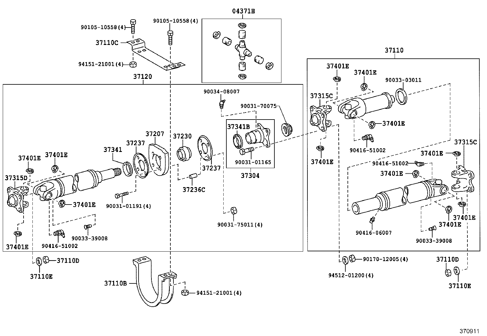 Propeller Shaft & Universal Joint