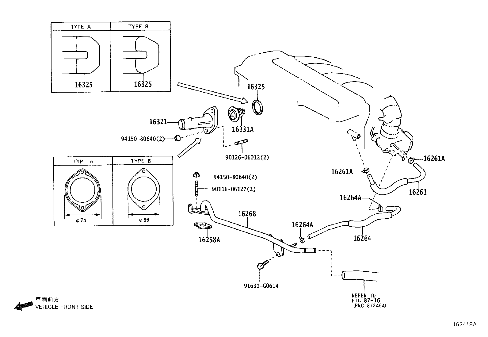 Radiator Water Outlet