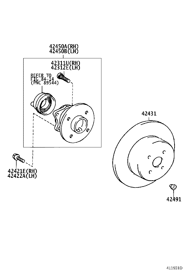 Rear Axle Shaft Hub