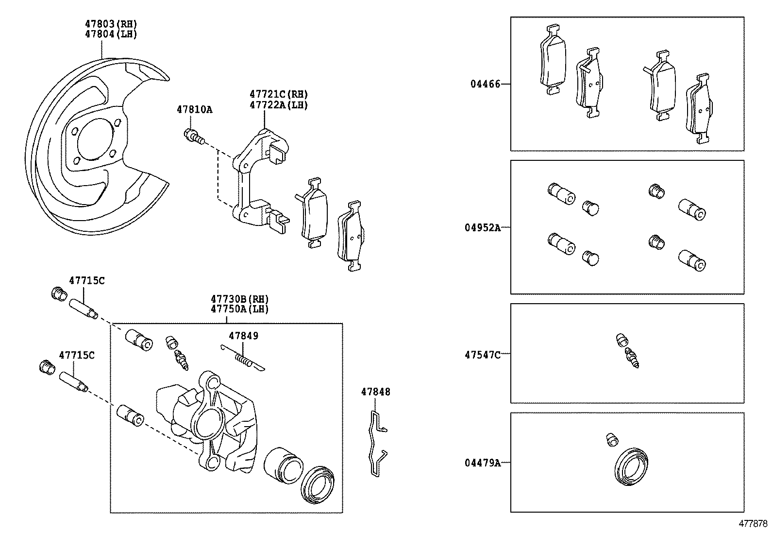 Rear Disc Brake Caliper Dust Cover