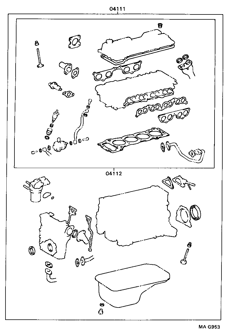 Engine Overhaul Gasket Kit