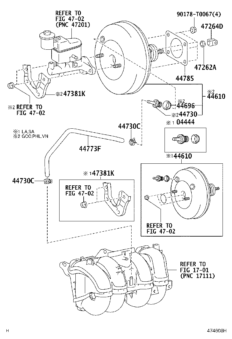 Brake Booster & Vacuum Tube