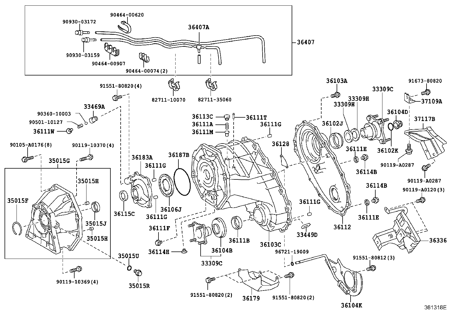 Transfer Case & Extension Housing