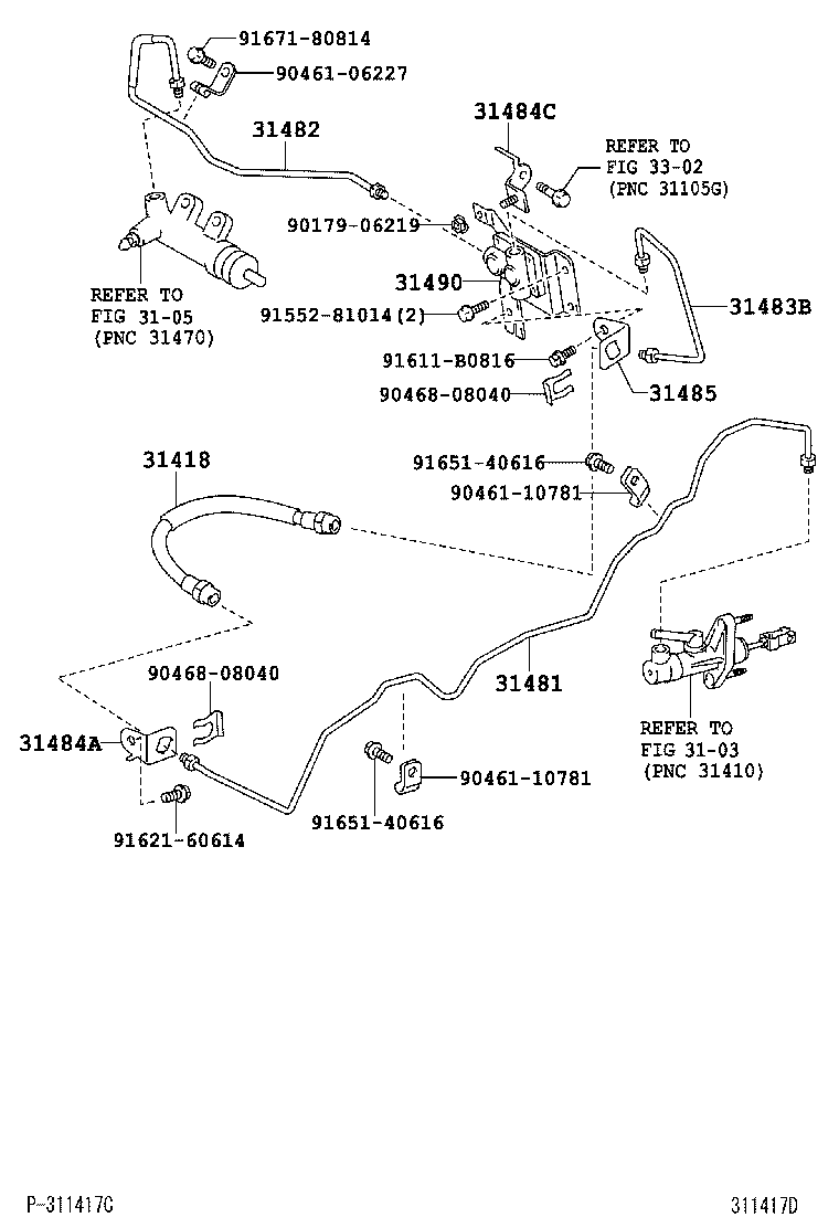 Clutch Pedal Flexible Hose