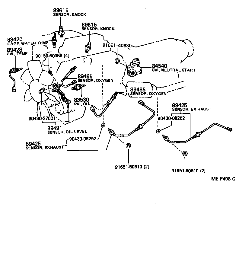 Interruptor y relé y computadora