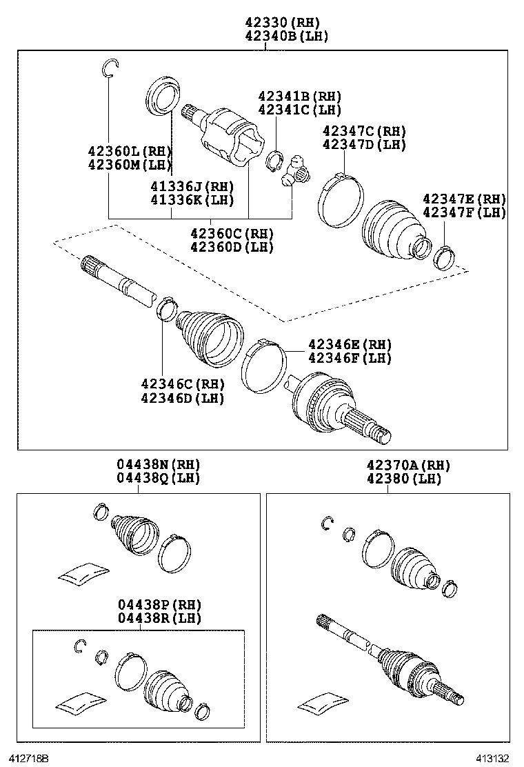 Rear Axle Shaft Hub