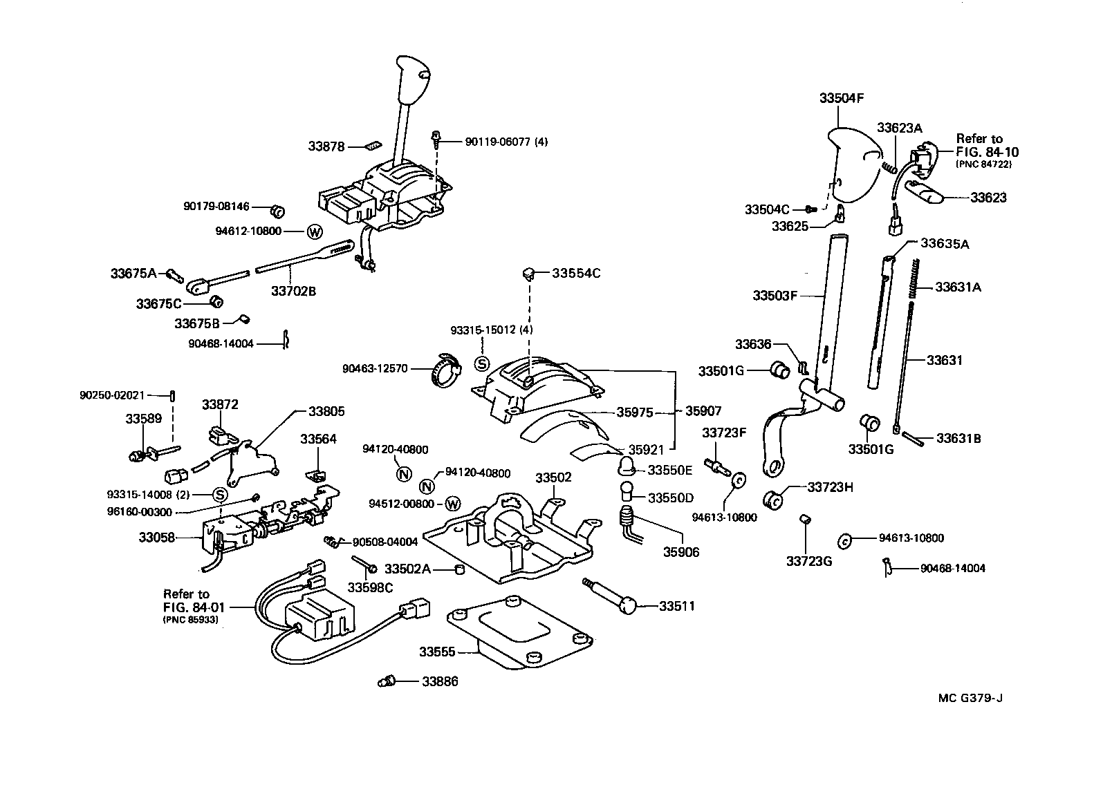 Shift Lever & Retainer