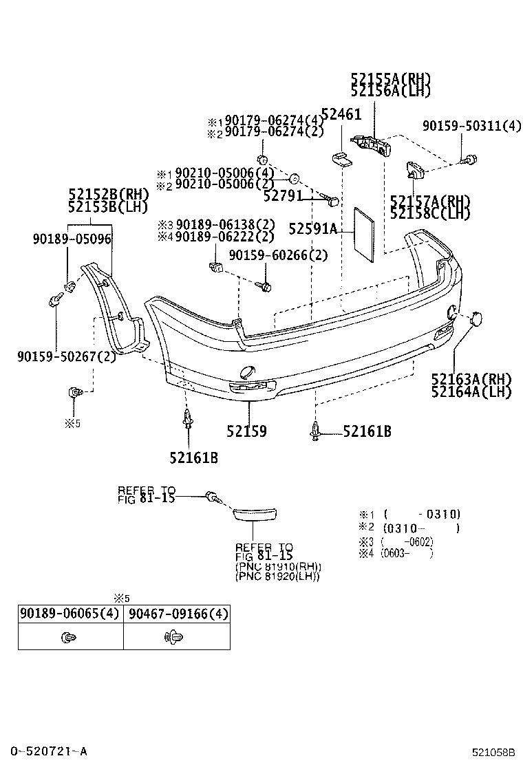 Rear Bumper & Bumper Stay