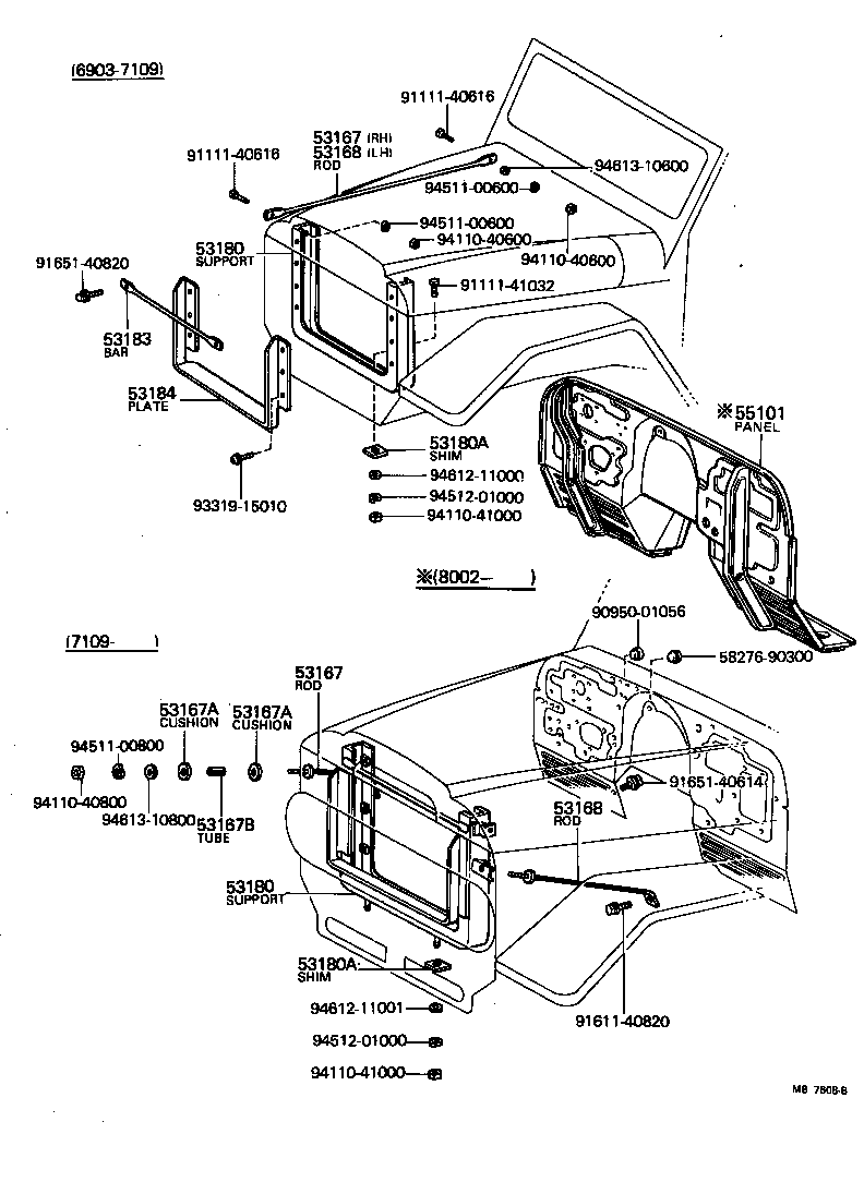 Front Fender Apron Dash Panel