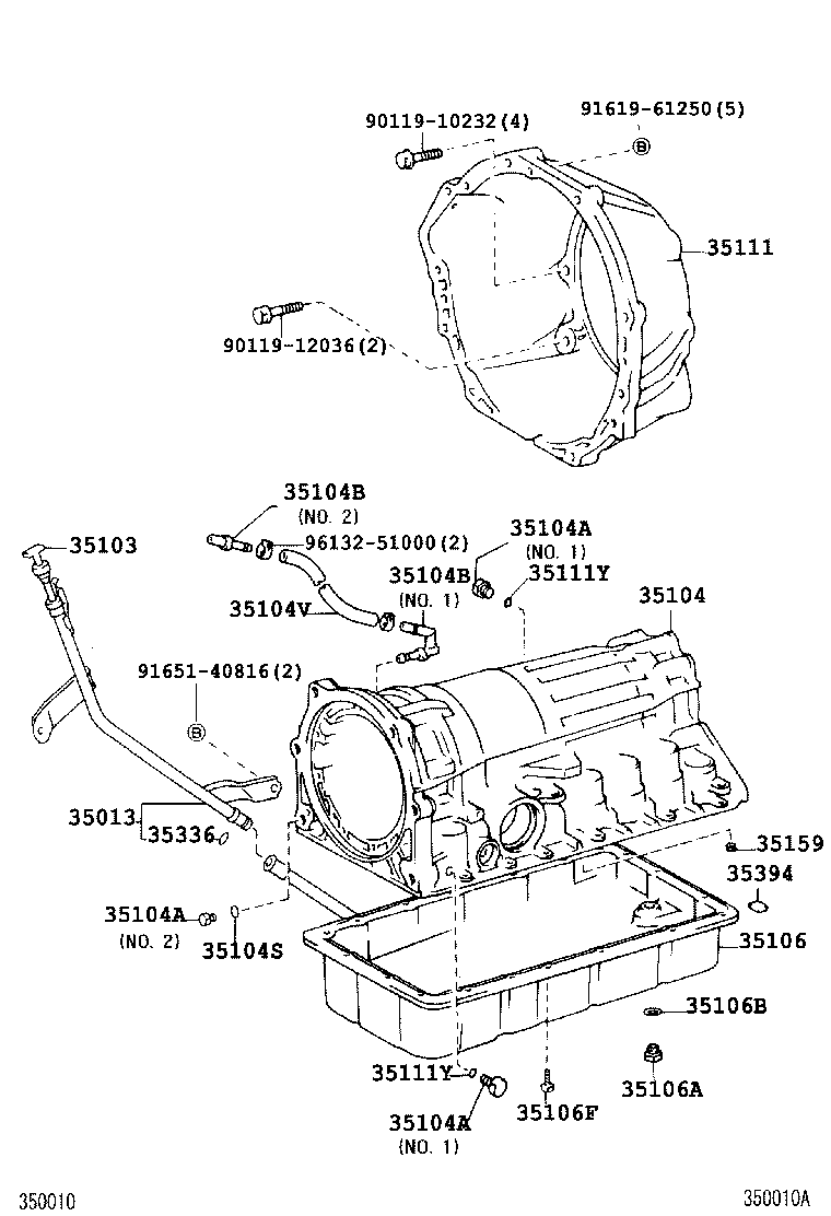 Transmission Case & Oil Pan