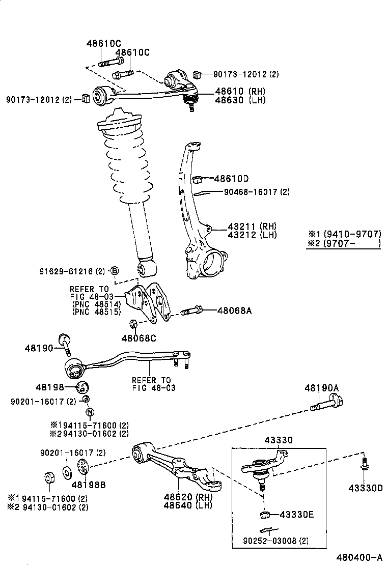 Front Axle Arm Steering Knuckle