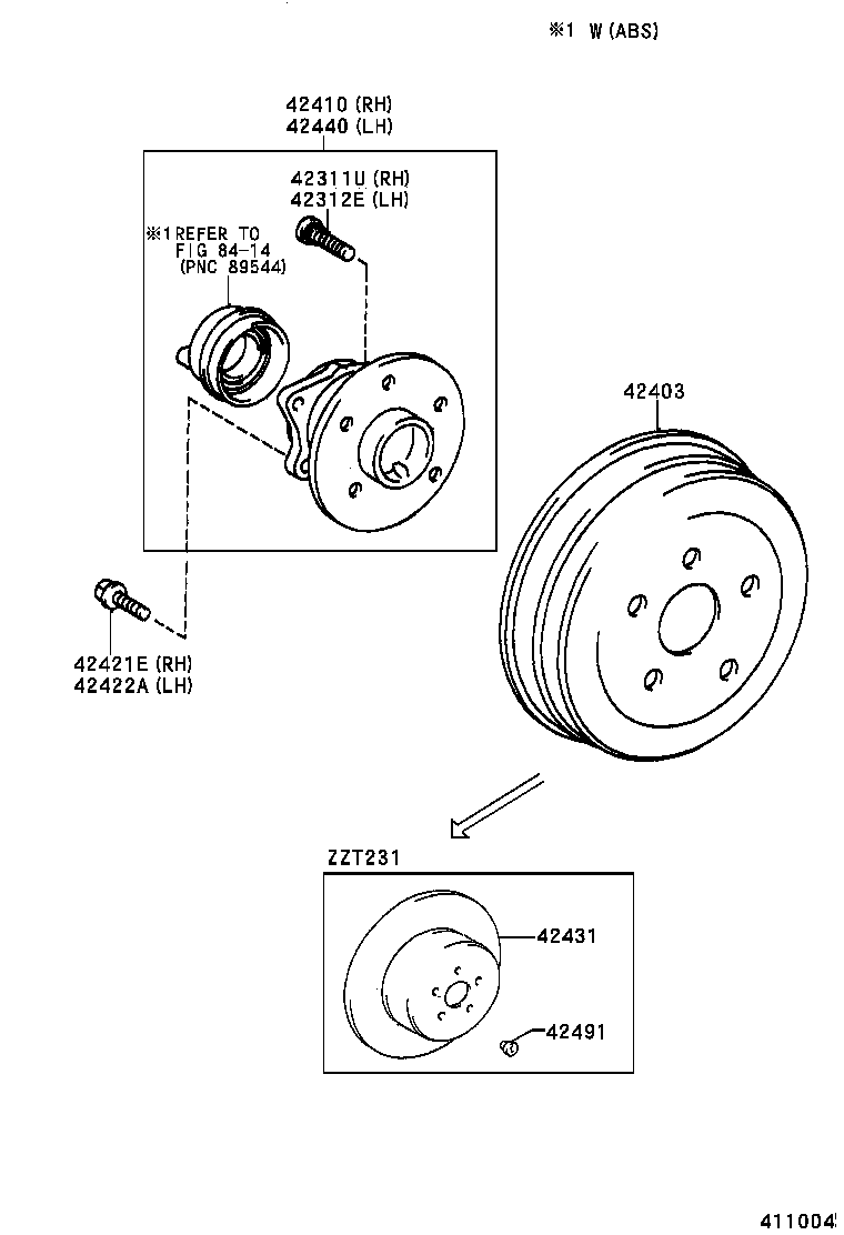 Rear Axle Shaft Hub