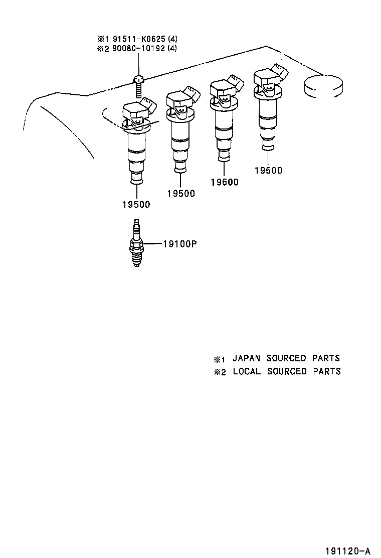 Ignition Coil Spark Plug Glow Plug