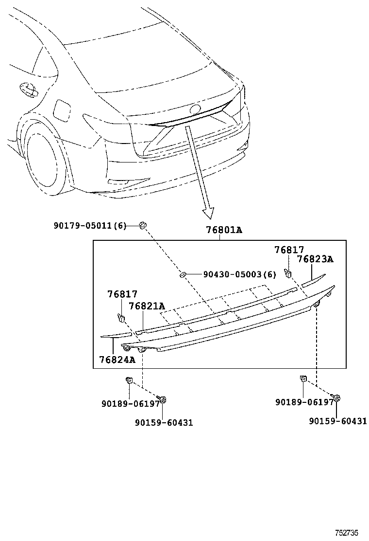 Rear Moulding