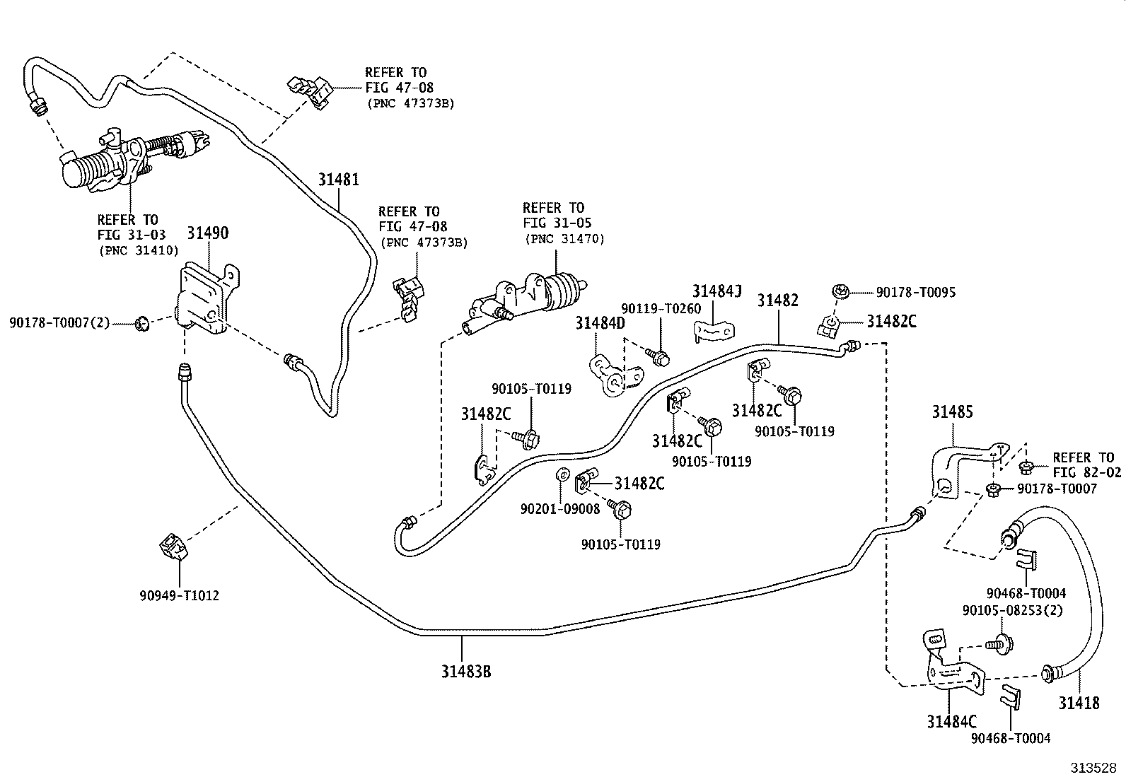 Clutch Pedal Flexible Hose