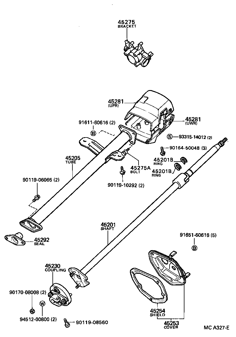 Steering Column & Shaft