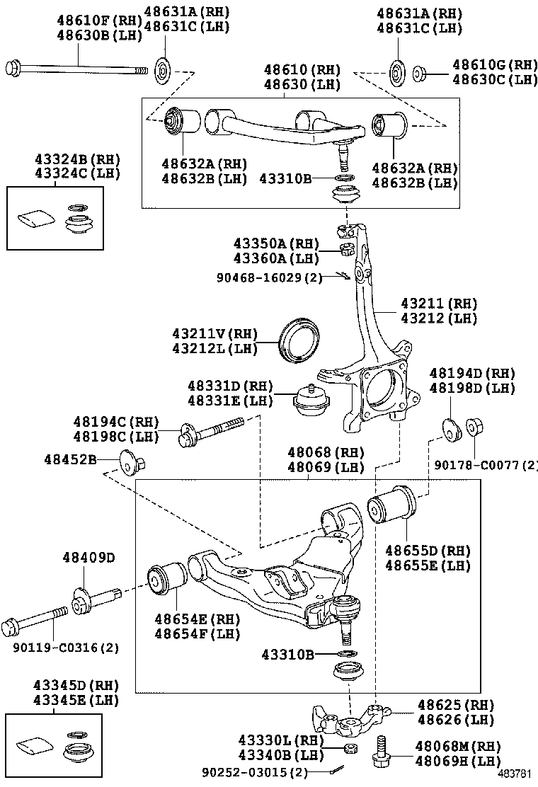 Front Axle Arm Steering Knuckle