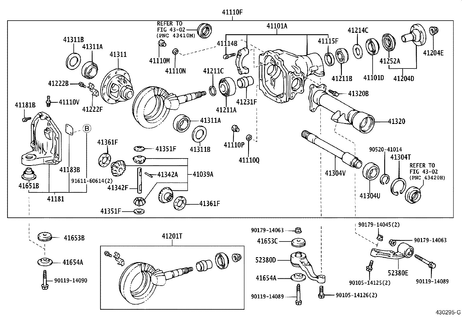 Front Axle Housing & Differential