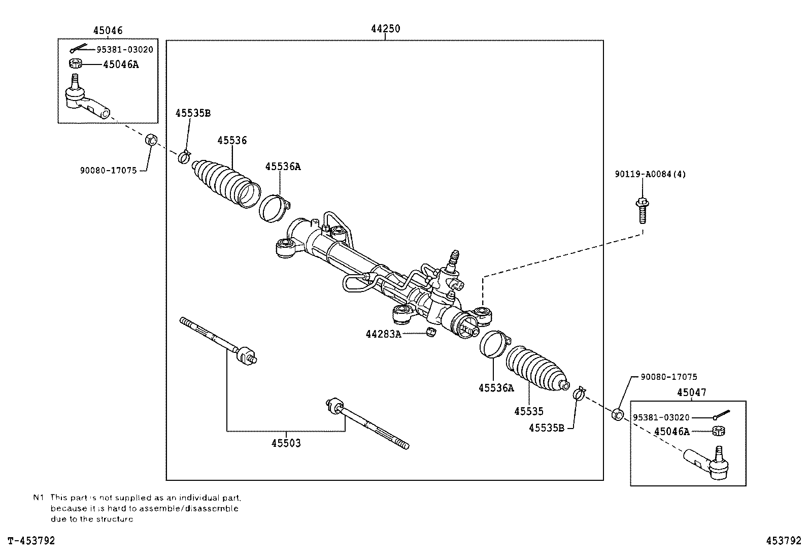 Enlace del mecanismo de dirección