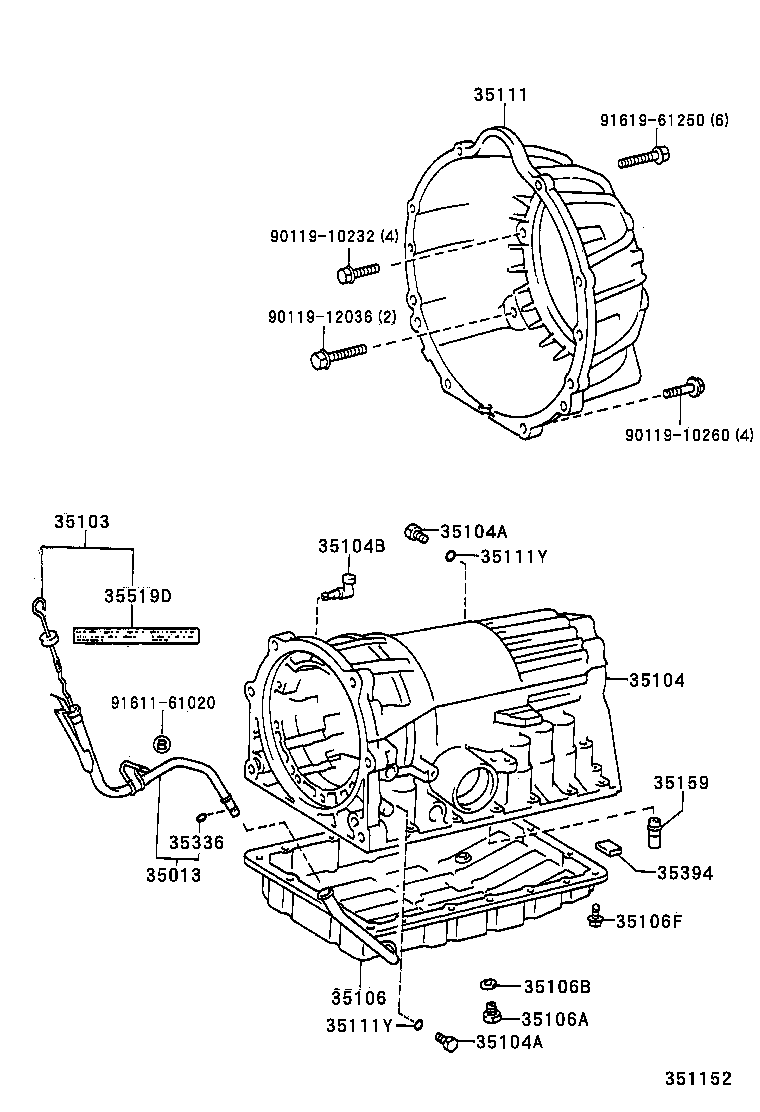 Transmission Case & Oil Pan