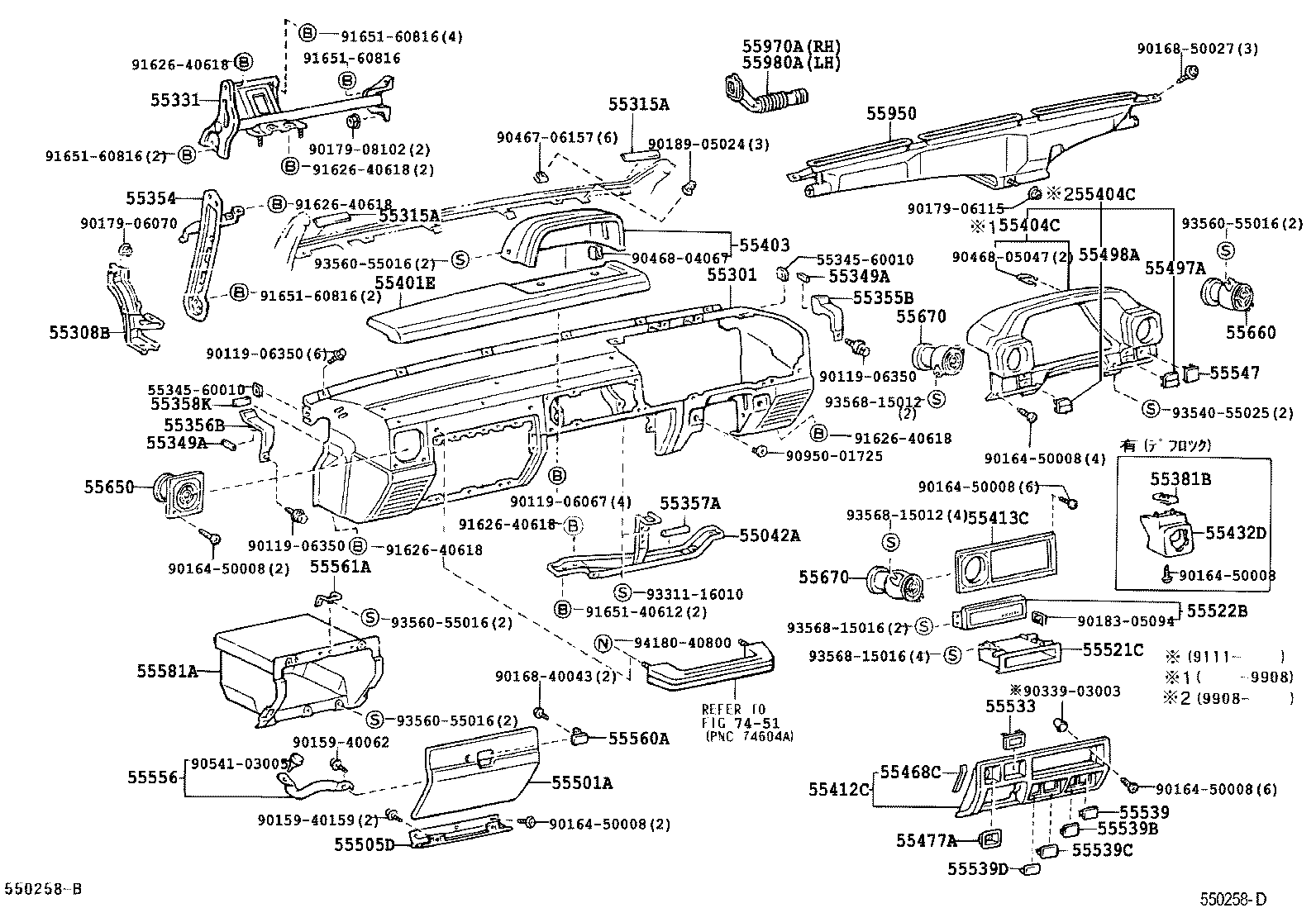 Instrument Panel Glove Compartment