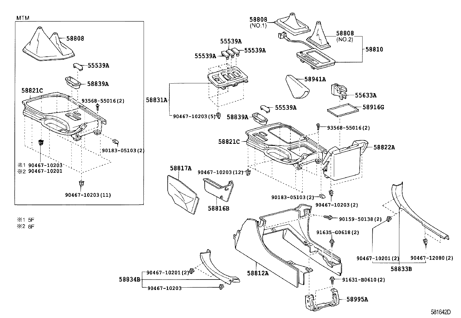Console Box & Bracket