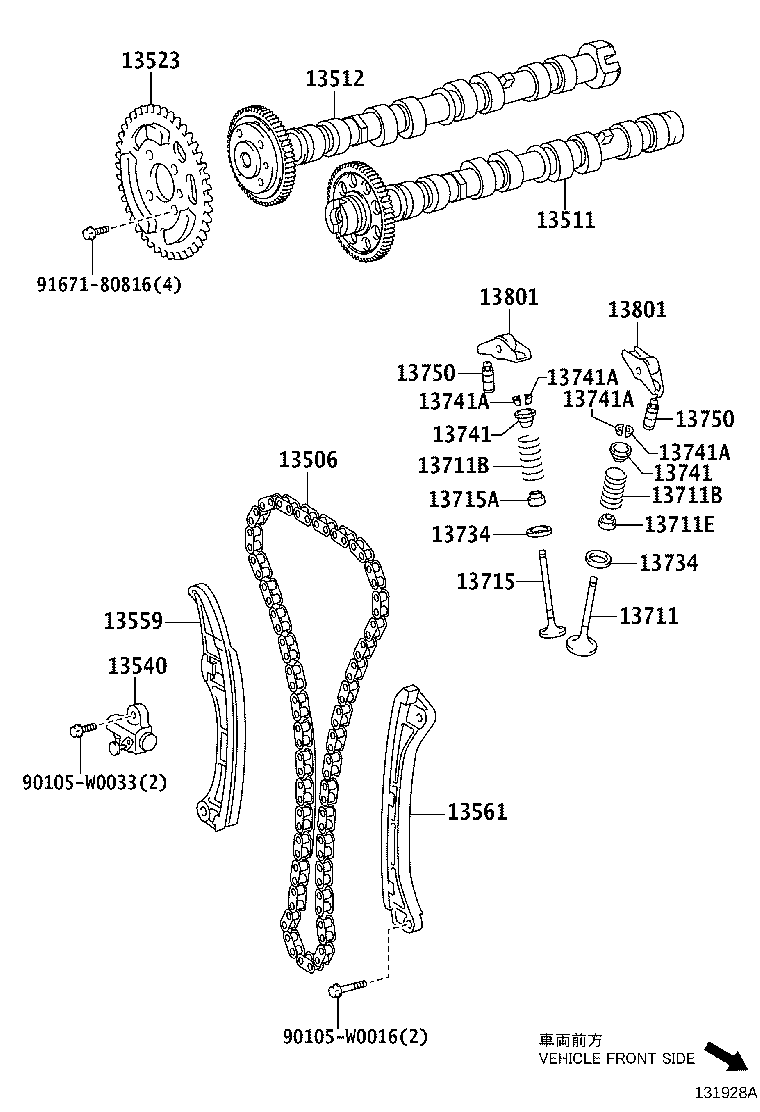 Camshaft & Valve