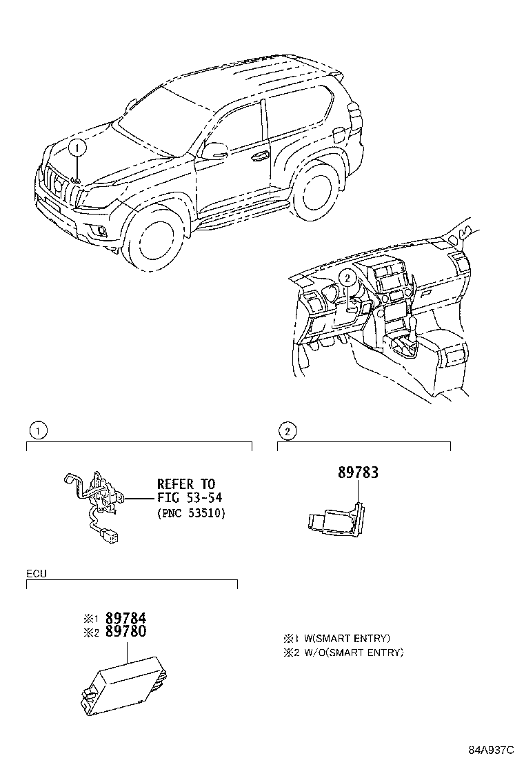 89784-60070 Computer, Immobilizer Code Toyota | YoshiParts