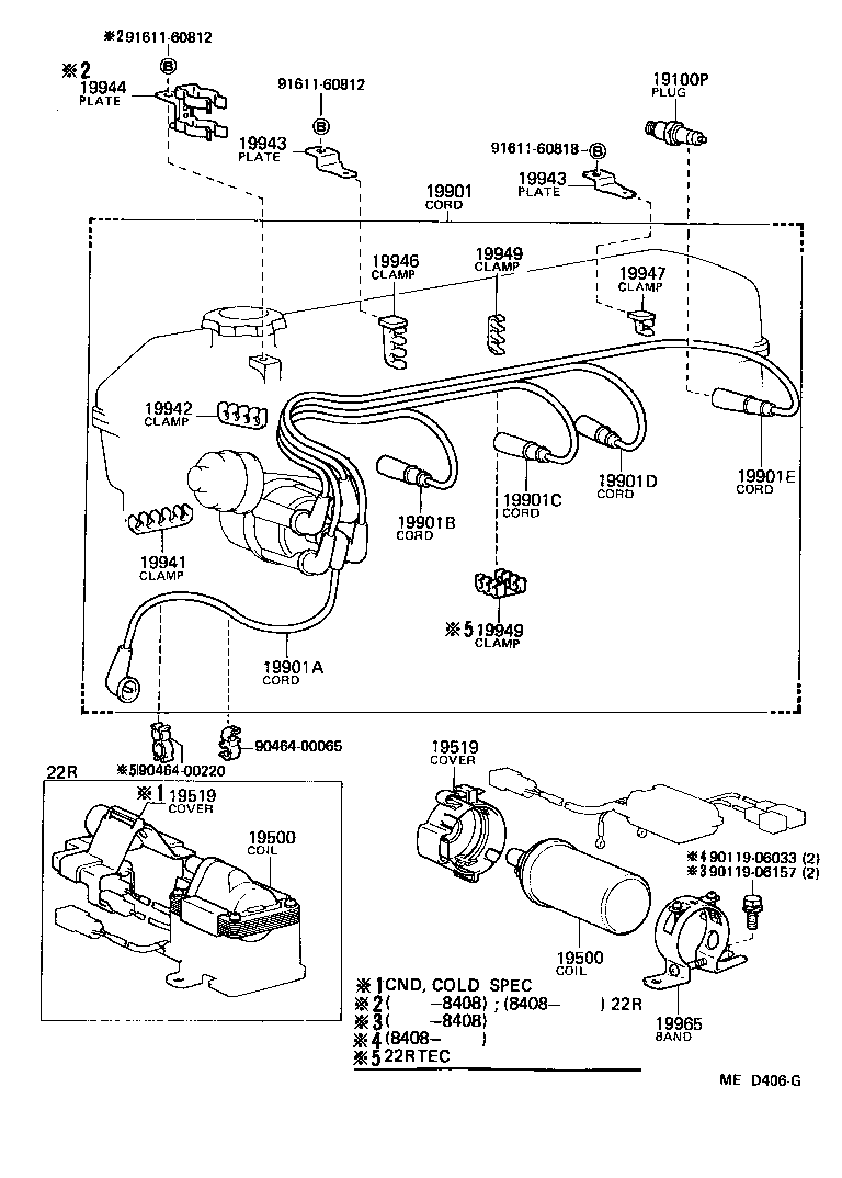 Ignition Coil Spark Plug Glow Plug