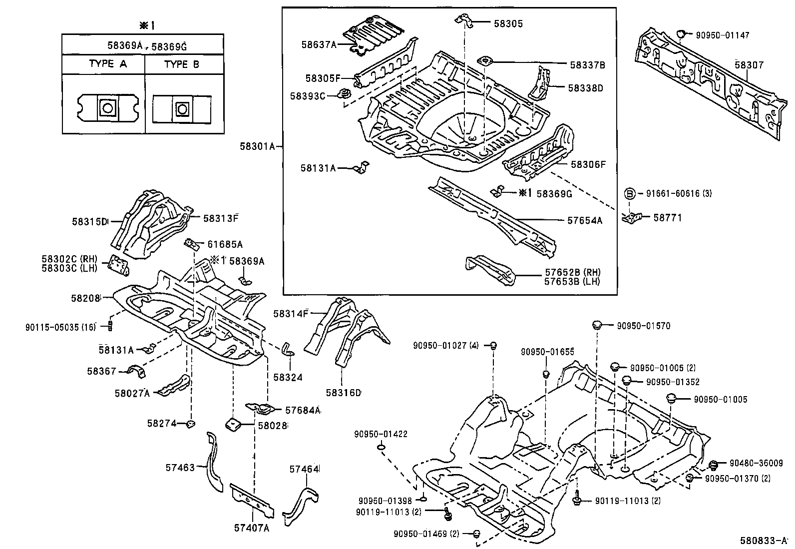 Floor Pan & Lower Back Panel