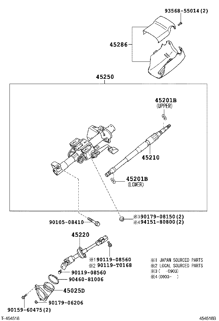 Steering Column & Shaft