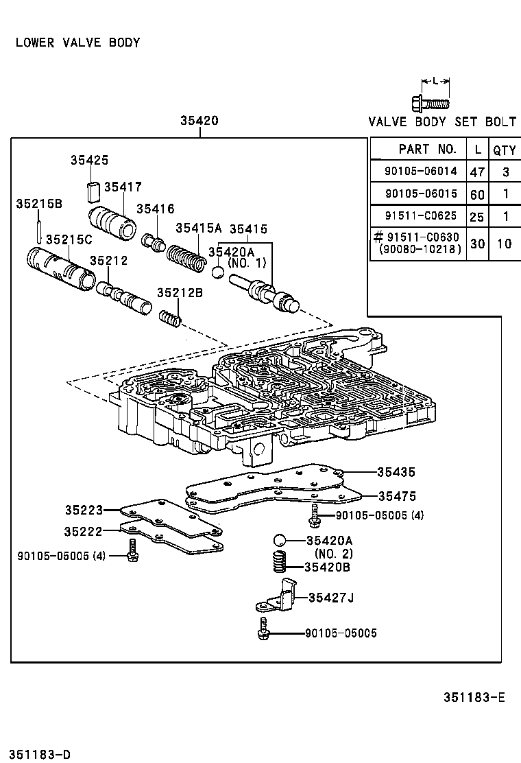 Valve Body Oil Strainer