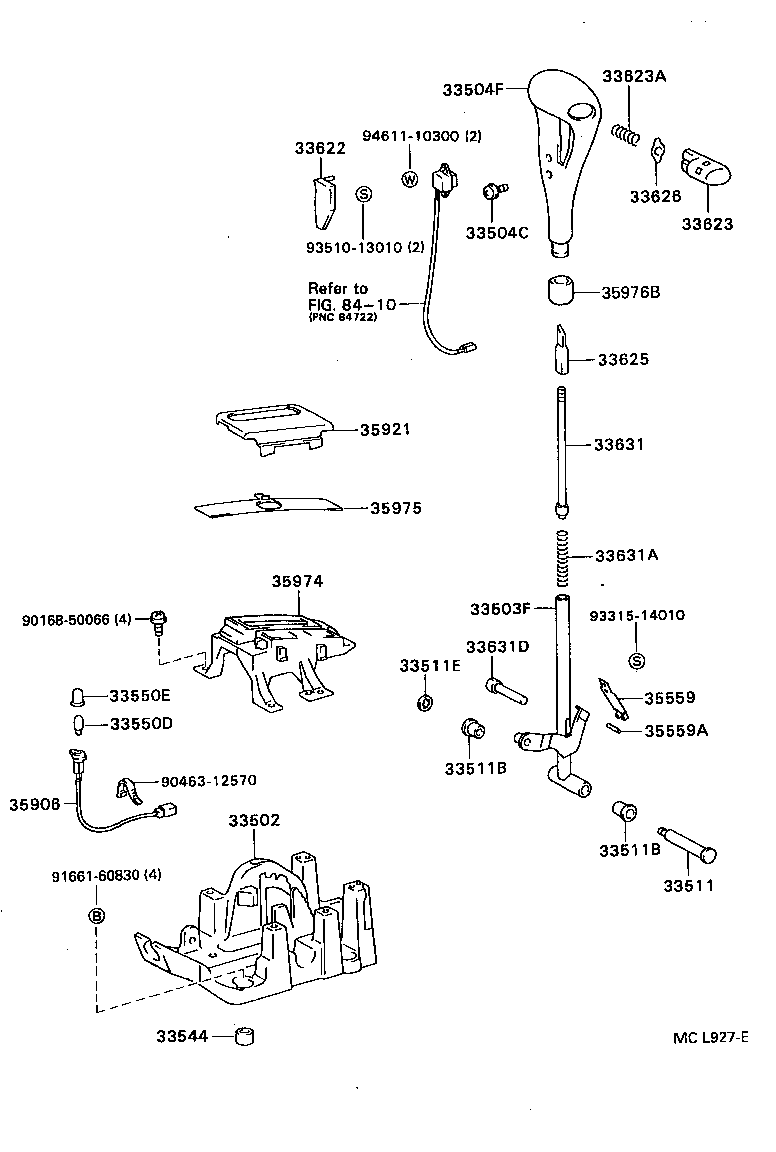 Shift Lever & Retainer