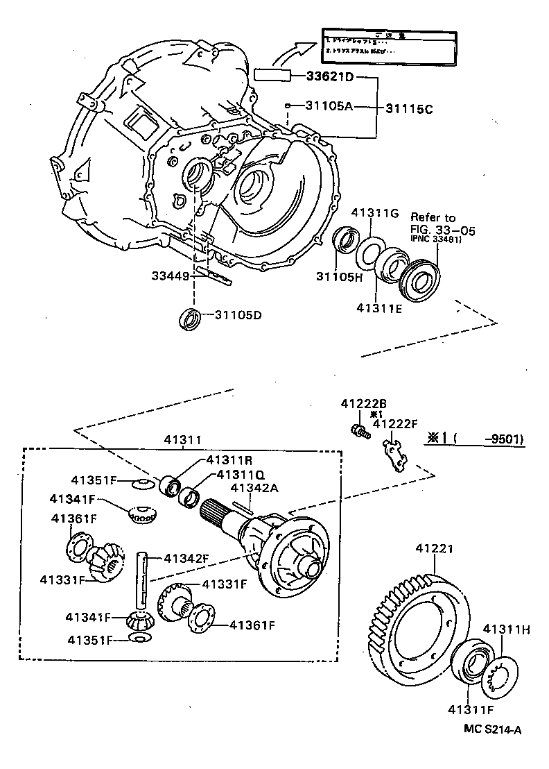 Front Axle Housing & Differential