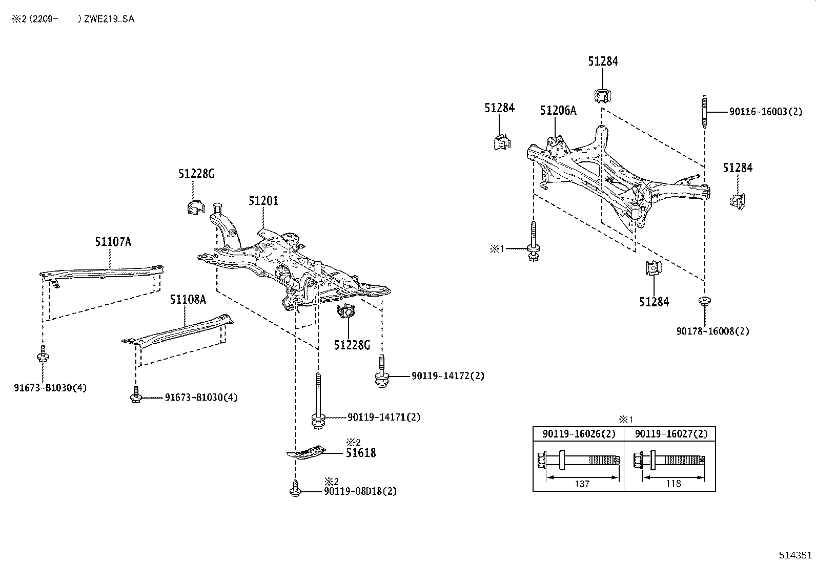 Suspension Crossmember & Under Cover