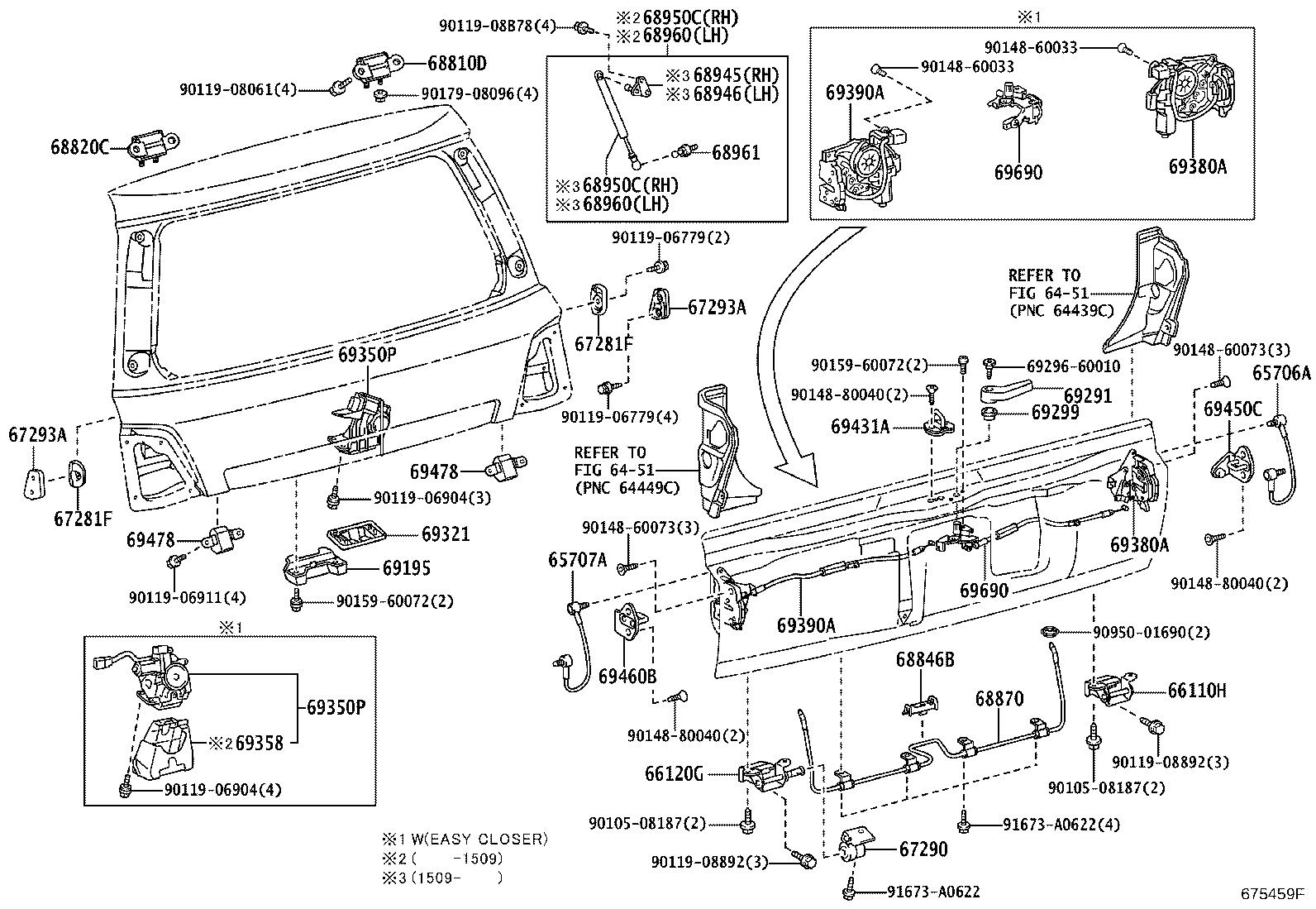 Back Door Lock Hinge