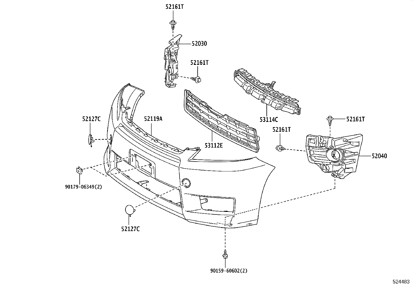 Front Bumper Bumper Stay