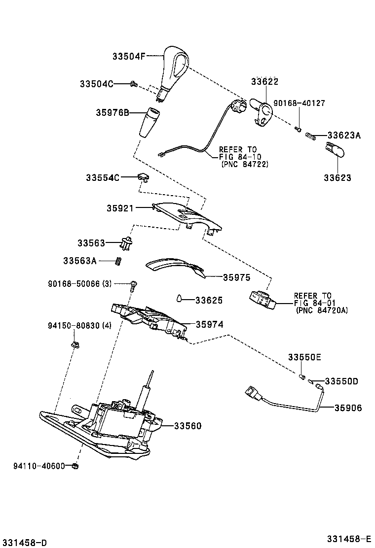Shift Lever & Retainer