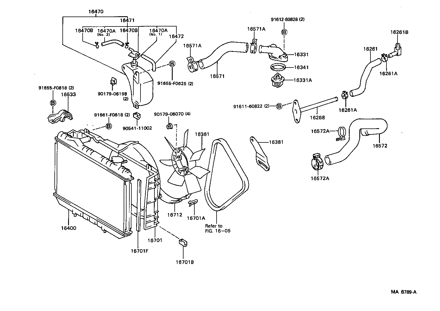 Radiator Water Outlet