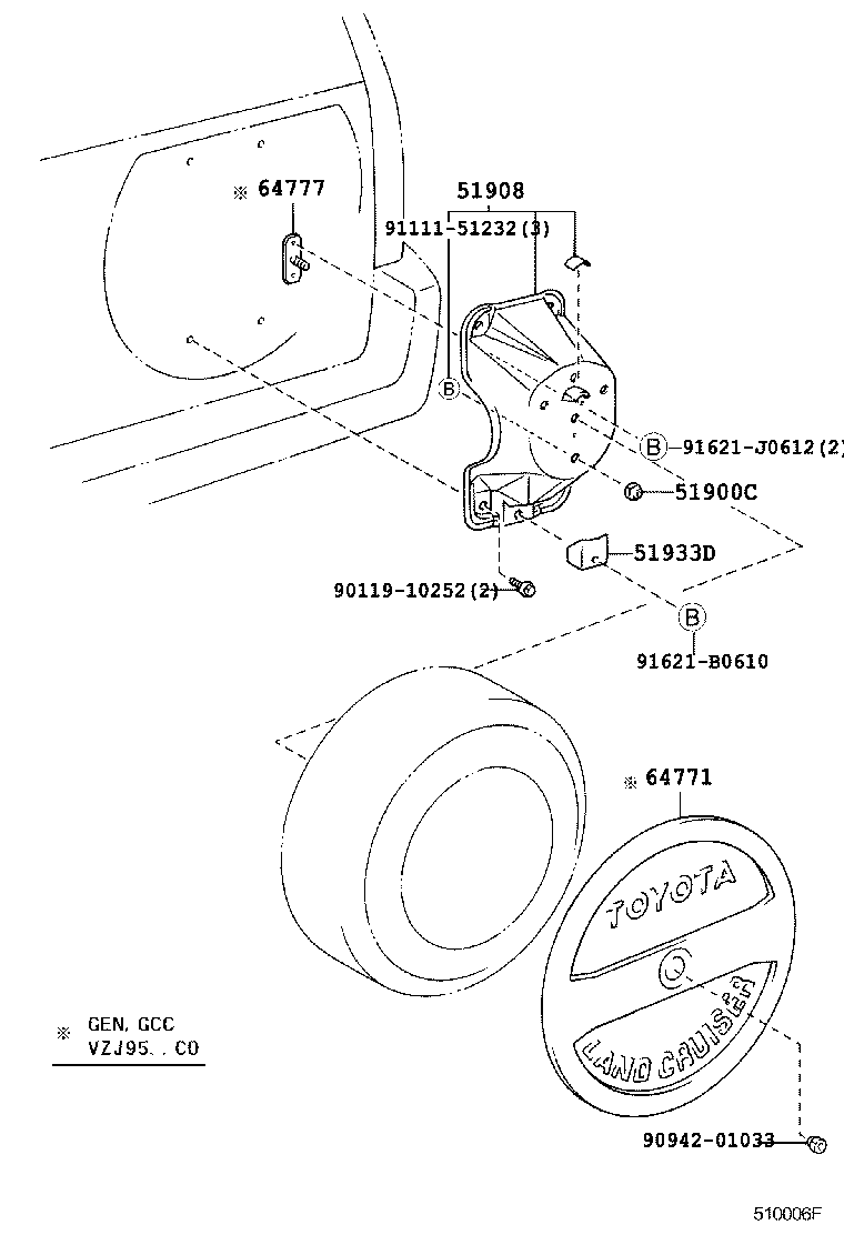 Spare Wheel Carrier