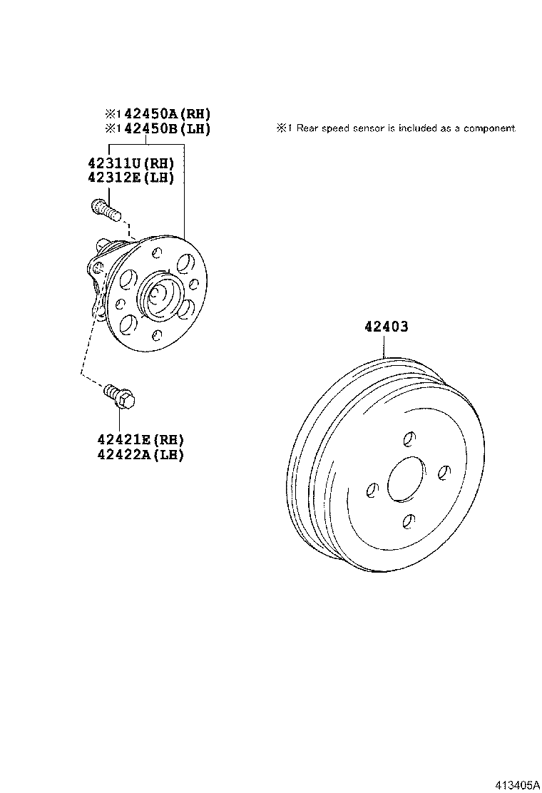 Rear Axle Shaft Hub