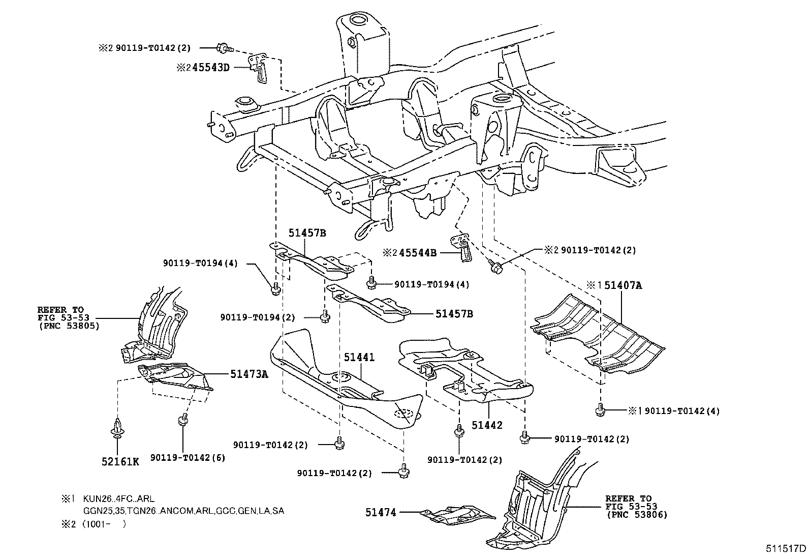 Suspension Crossmember & Under Cover