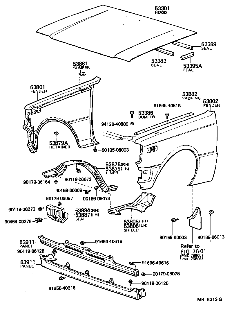 Hood & Front Fender
