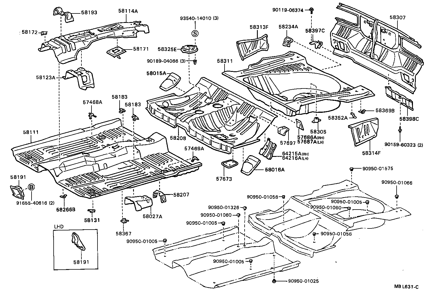 Floor Pan & Lower Back Panel