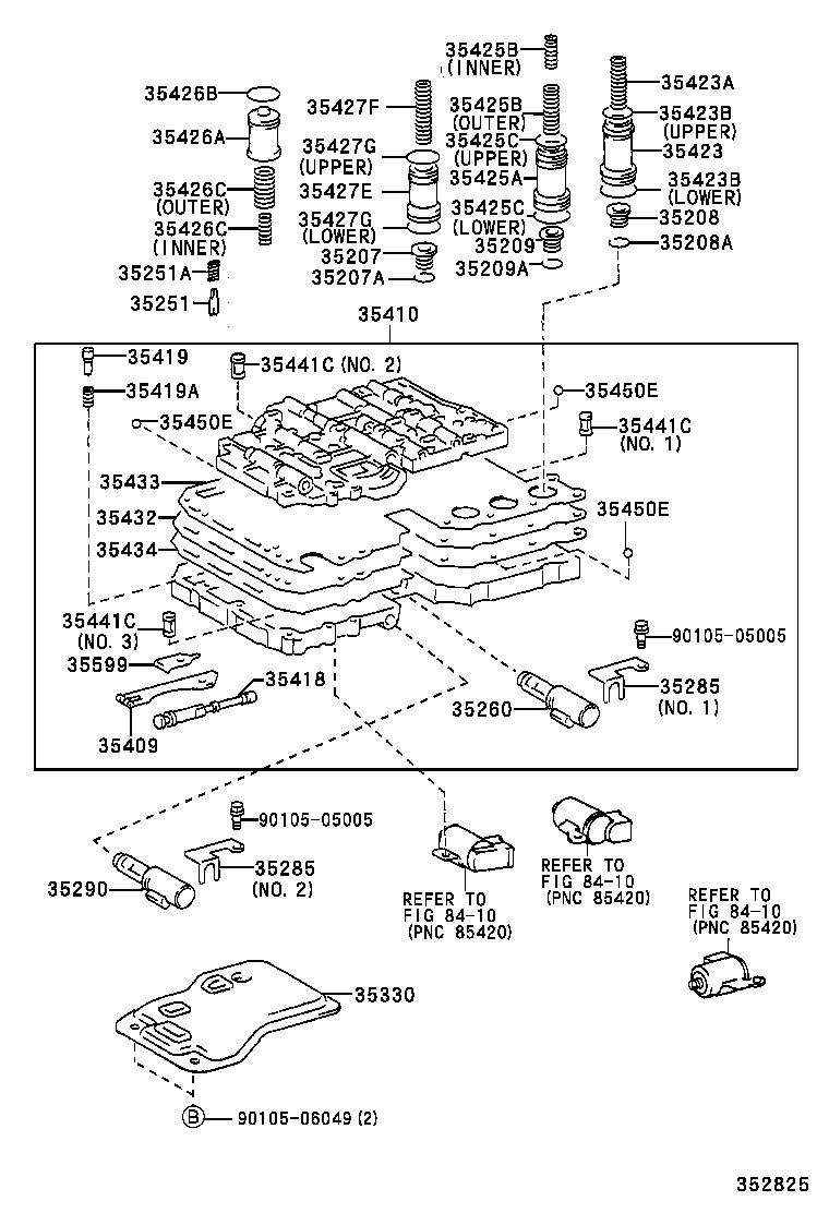 Colador de aceite del cuerpo de válvula