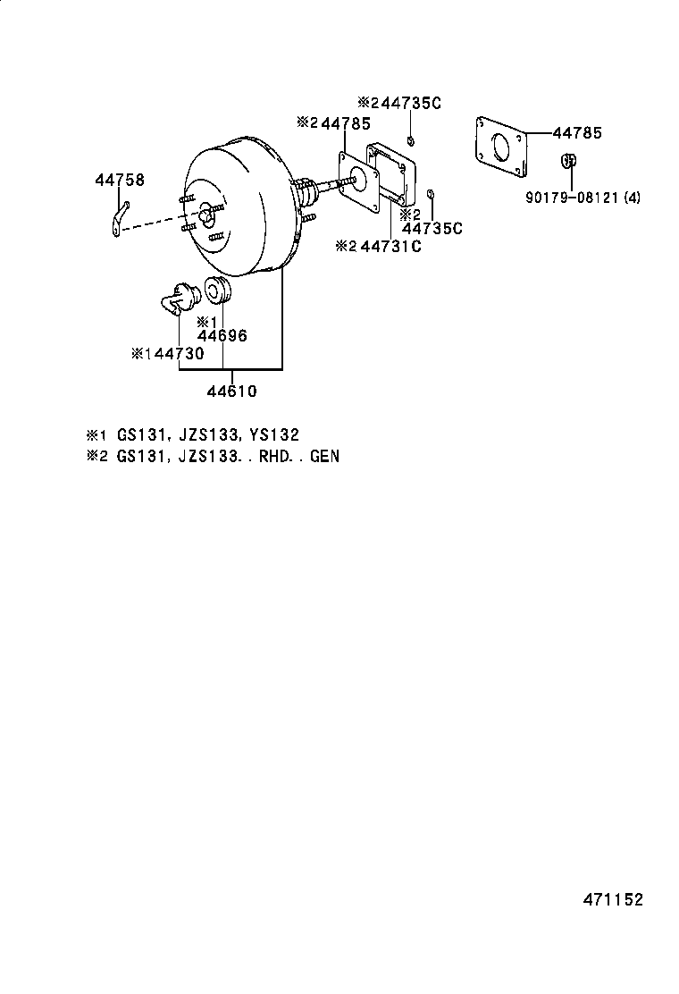 Brake Booster & Vacuum Tube