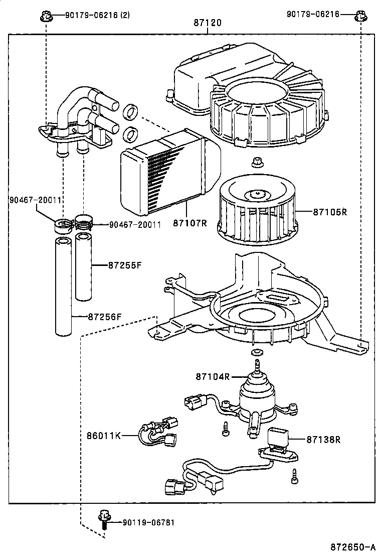 Heating Air Conditioning Heater Unit Blower